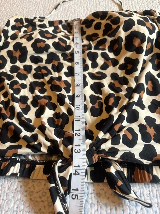 Michael Kors Leopard Print Tankini Top - Picture 4 of 7